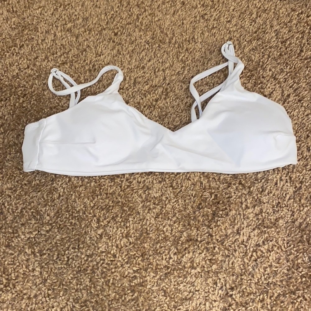 Shein White Bikini Top